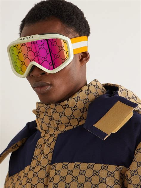 gucci ski goggles dhgate|Gucci mirrored goggles.